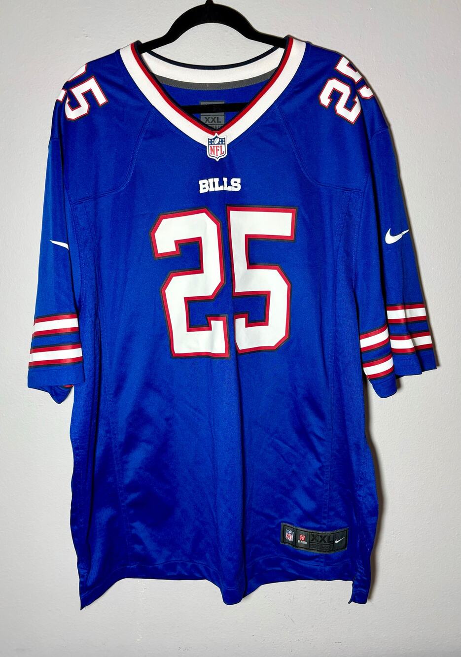 Buffalo Bills LeSean “Shady” McCoy #25 Blue Nike On Field Jersey Sz XXL